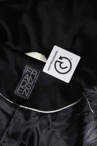 Дамско палто Frandsen, Размер S, Цвят Черен, Цена 29,28 лв.