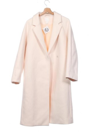 Palton de femei H&M, Mărime XS, Culoare Ecru, Preț 204,75 Lei