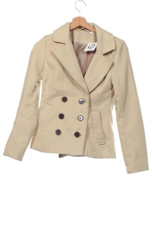 Дамско палто H&M Divided, Размер XXS, Цвят Бежов, Цена 80,27 лв.