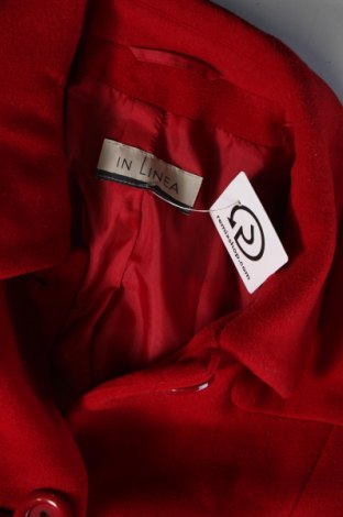 Γυναικείο παλτό In Linea, Μέγεθος M, Χρώμα Κόκκινο, Τιμή 18,30 €