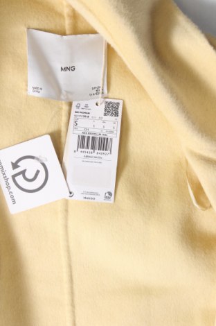 Γυναικείο παλτό Mango, Μέγεθος S, Χρώμα Κίτρινο, Τιμή 61,52 €