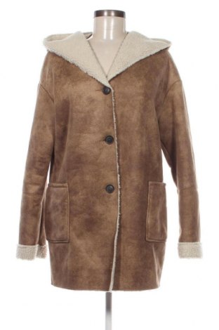Дамско палто Mango, Размер S, Цвят Бежов, Цена 28,84 лв.