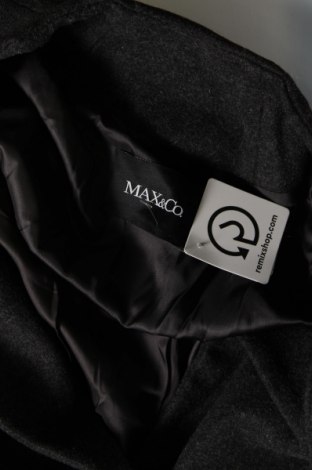 Дамско палто Max&Co., Размер S, Цвят Сив, Цена 226,95 лв.