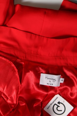 Дамско палто NA-KD, Размер M, Цвят Червен, Цена 66,15 лв.