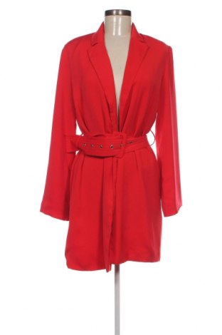 Дамско палто NA-KD, Размер M, Цвят Червен, Цена 69,30 лв.