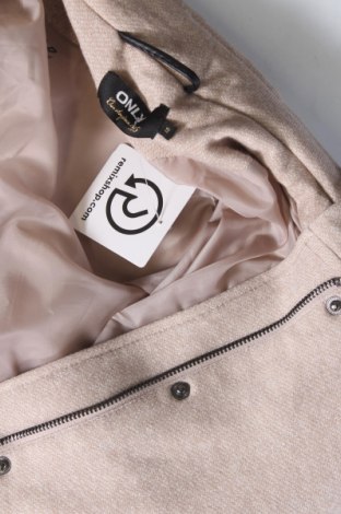 Γυναικείο παλτό ONLY, Μέγεθος S, Χρώμα  Μπέζ, Τιμή 34,02 €