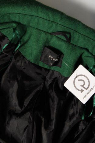 Palton de femei Papaya, Mărime M, Culoare Verde, Preț 87,72 Lei