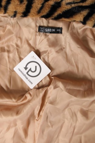 Γυναικείο παλτό SHEIN, Μέγεθος 4XL, Χρώμα Πολύχρωμο, Τιμή 23,17 €