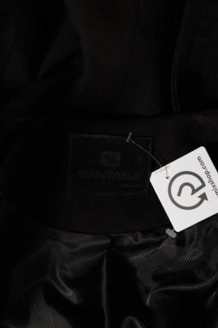Дамско палто Santana, Размер S, Цвят Черен, Цена 52,75 лв.