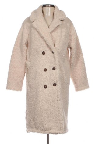 Palton de femei Sinsay, Mărime L, Culoare Ecru, Preț 133,75 Lei