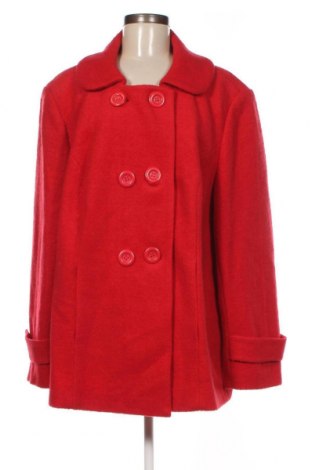 Γυναικείο παλτό Ulla Popken, Μέγεθος 3XL, Χρώμα Κόκκινο, Τιμή 39,90 €