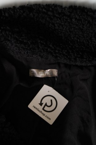 Дамско палто You + all, Размер XXL, Цвят Черен, Цена 41,73 лв.