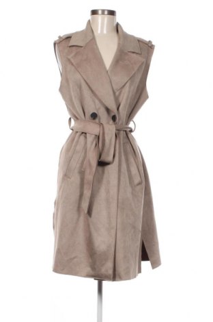 Дамско палто Zara, Размер S, Цвят Бежов, Цена 33,00 лв.