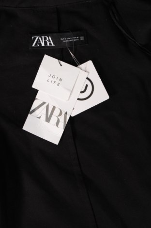 Дамско палто Zara, Размер S, Цвят Черен, Цена 124,00 лв.