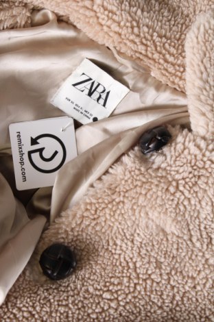 Damenmantel Zara, Größe XL, Farbe Beige, Preis 22,71 €
