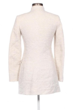 Palton de femei Zara, Mărime S, Culoare Ecru, Preț 341,45 Lei