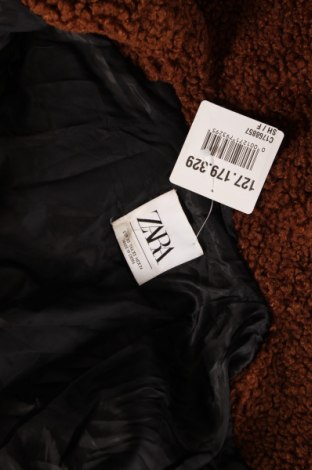 Dámsky kabát  Zara, Veľkosť XS, Farba Hnedá, Cena  19,28 €