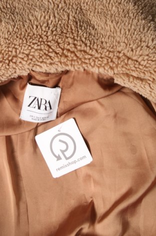 Γυναικείο παλτό Zara, Μέγεθος S, Χρώμα  Μπέζ, Τιμή 21,45 €
