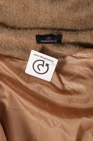 Дамско палто Zwillingsherz, Размер S, Цвят Кафяв, Цена 27,65 лв.