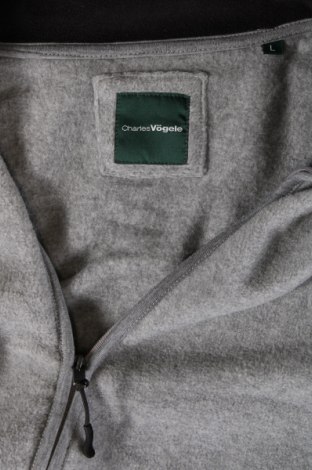 Γυναικεία ζακέτα fleece Charles Vogele, Μέγεθος L, Χρώμα Γκρί, Τιμή 12,06 €