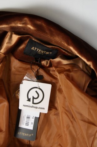 Γυναικείο σακάκι Attentif Paris, Μέγεθος L, Χρώμα  Μπέζ, Τιμή 25,98 €