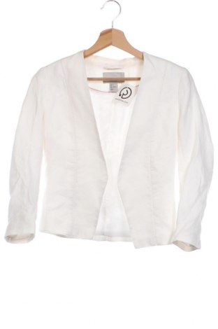 Γυναικείο σακάκι H&M, Μέγεθος XS, Χρώμα Λευκό, Τιμή 13,48 €