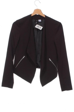 Damen Blazer H&M Divided, Größe XS, Farbe Schwarz, Preis 14,95 €