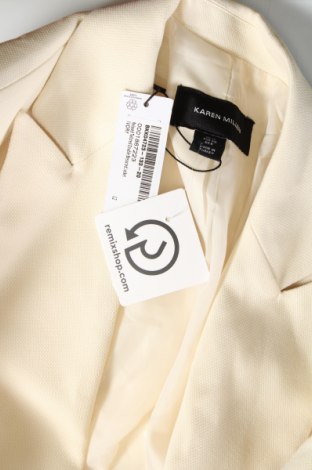 Γυναικείο σακάκι Karen Millen, Μέγεθος M, Χρώμα Εκρού, Τιμή 103,76 €