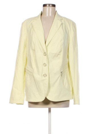 Γυναικείο σακάκι Leara Woman, Μέγεθος XXL, Χρώμα Κίτρινο, Τιμή 21,78 €
