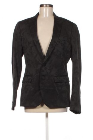 Γυναικείο σακάκι Made In Italy, Μέγεθος M, Χρώμα Μαύρο, Τιμή 5,44 €