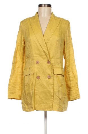 Γυναικείο σακάκι Mango, Μέγεθος XS, Χρώμα Κίτρινο, Τιμή 20,41 €