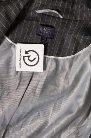 Дамско сако Marks & Spencer, Размер XXL, Цвят Сив, Цена 48,00 лв.