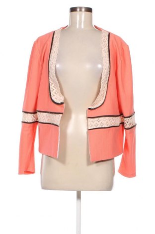 Γυναικείο σακάκι Megz, Μέγεθος XL, Χρώμα Πορτοκαλί, Τιμή 12,16 €