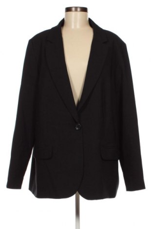 Γυναικείο σακάκι Ms Mode, Μέγεθος 3XL, Χρώμα Μαύρο, Τιμή 25,86 €