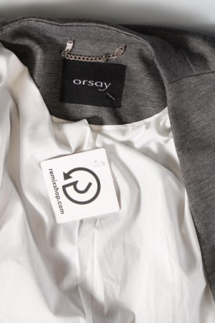 Γυναικείο σακάκι Orsay, Μέγεθος L, Χρώμα Γκρί, Τιμή 10,89 €