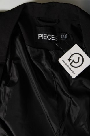 Дамско сако Pieces, Размер XS, Цвят Черен, Цена 93,00 лв.