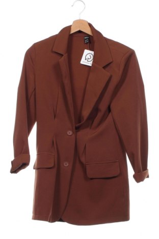 Γυναικείο σακάκι SHEIN, Μέγεθος XS, Χρώμα Καφέ, Τιμή 22,51 €