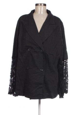 Дамско сако SHEIN, Размер 3XL, Цвят Черен, Цена 44,00 лв.