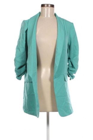 Дамско сако SHEIN, Размер M, Цвят Зелен, Цена 24,20 лв.