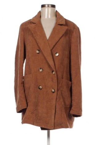 Дамско сако SHEIN, Размер L, Цвят Бежов, Цена 26,40 лв.