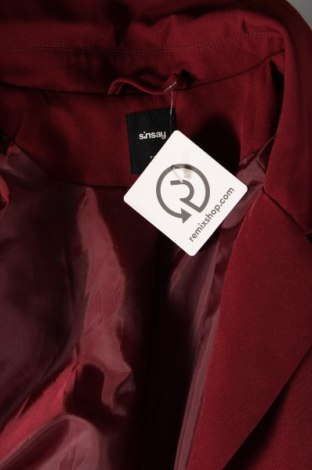 Γυναικείο σακάκι Sinsay, Μέγεθος M, Χρώμα Κόκκινο, Τιμή 11,48 €