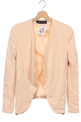 Дамско сако Zara, Размер XS, Цвят Бежов, Цена 28,69 лв.