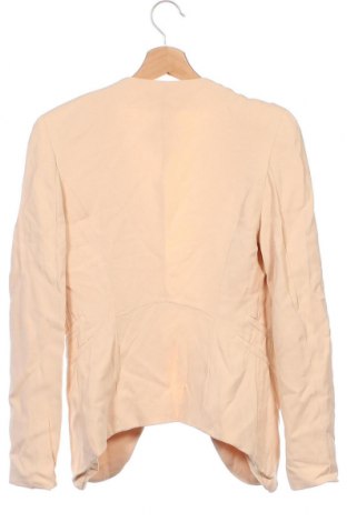 Дамско сако Zara, Размер XS, Цвят Бежов, Цена 26,30 лв.