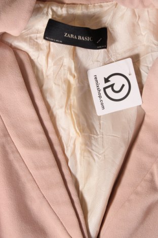 Дамско сако Zara, Размер S, Цвят Бежов, Цена 48,03 лв.