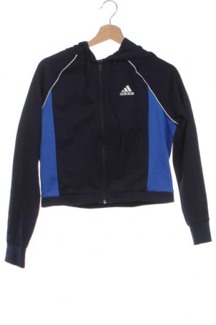Γυναικείο φούτερ Adidas, Μέγεθος XS, Χρώμα Μπλέ, Τιμή 42,42 €