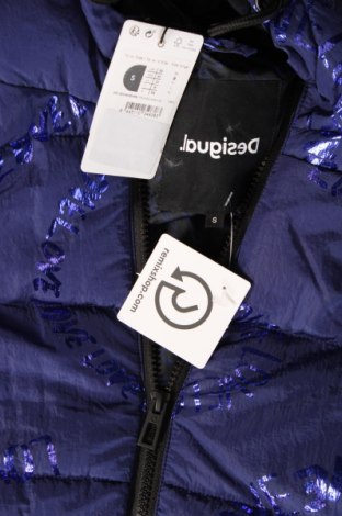 Γυναικείο μπουφάν Desigual, Μέγεθος S, Χρώμα Μπλέ, Τιμή 61,47 €