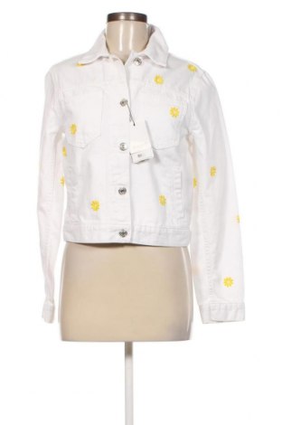 Γυναικείο μπουφάν Desigual, Μέγεθος S, Χρώμα Λευκό, Τιμή 62,78 €