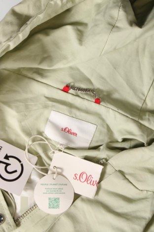 Γυναικείο μπουφάν S.Oliver, Μέγεθος XL, Χρώμα Πράσινο, Τιμή 57,89 €