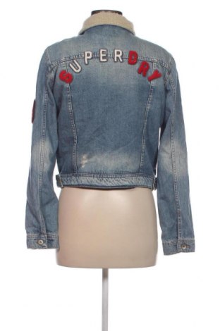 Γυναικείο μπουφάν Superdry, Μέγεθος M, Χρώμα Μπλέ, Τιμή 21,53 €