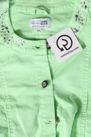 Damenjacke Terre Bleue, Größe XS, Farbe Grün, Preis 27,87 €